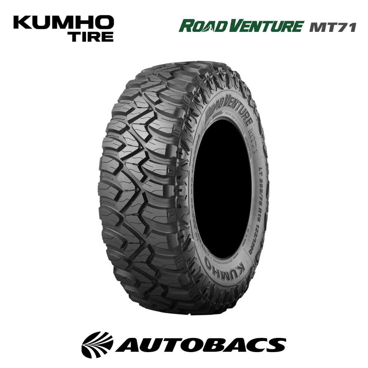 クムホ ロードベンチャー MT71 315/75R16 127/124Q（タイヤ1本）315/75/16