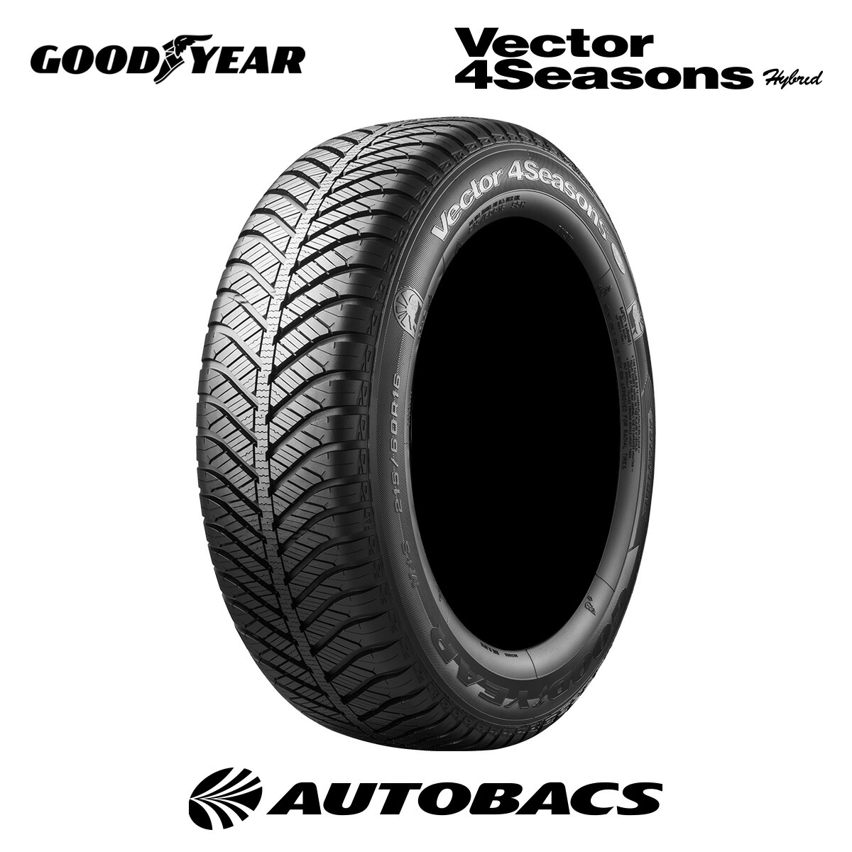 グッドイヤー ベクター4S ハイブリッド 205/70R15 96H(タイヤ1本)205/70/15|オートバックス店