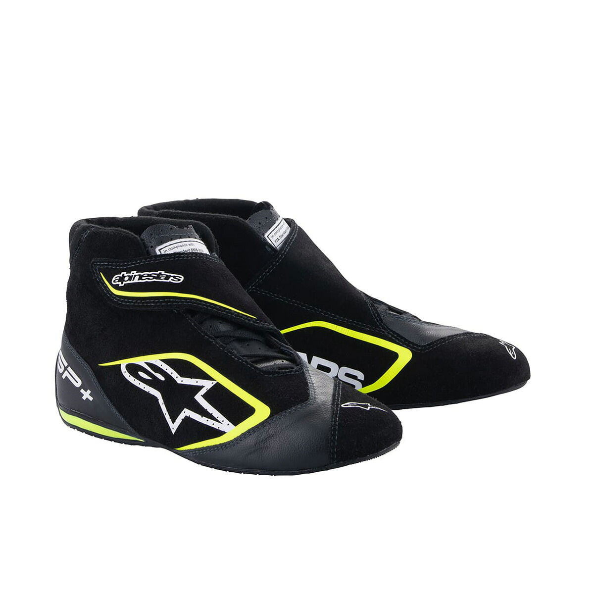 alpinestars アルパインスターズ SP + SHOES 155 2710723-155 size 7.5(25.5cm) ブラック/イエロー/蛍光
