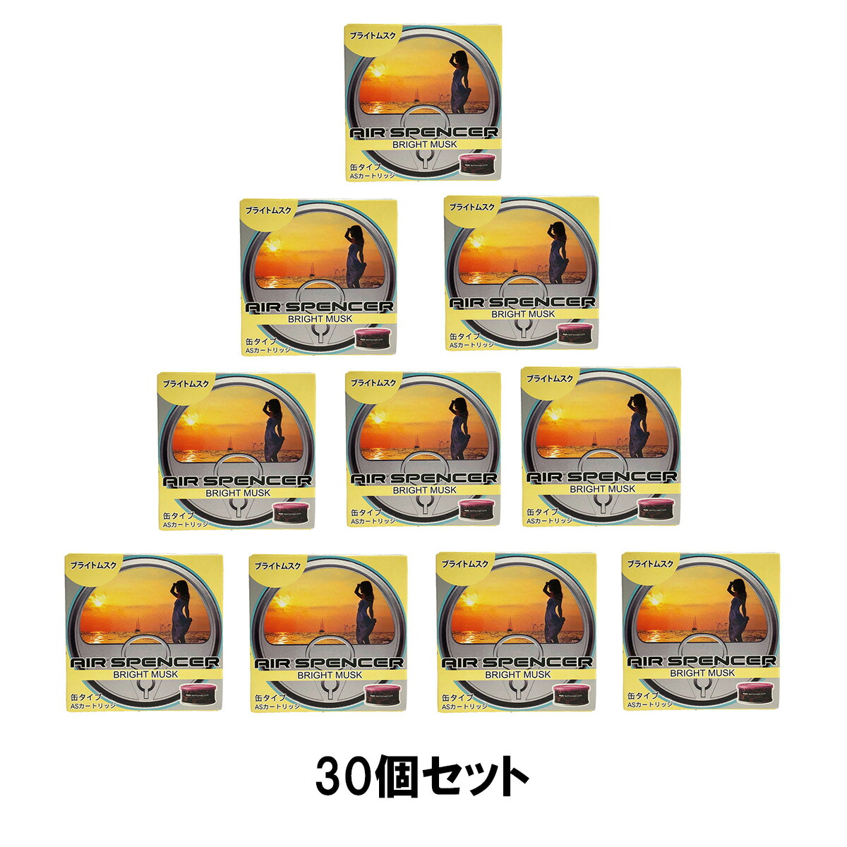【30個セット】 栄光社 AIR SPENCER エアースペンサー カートリッジ A101 ブライトムスク｜オートバックス店