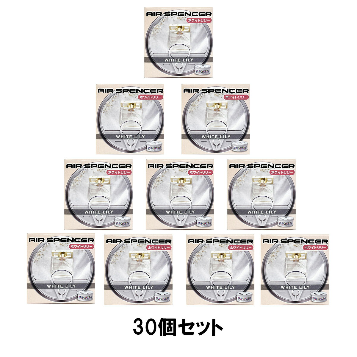 【30個セット】 栄光社 AIR SPENCER エアースペンサー A108 ホワイトリリー
