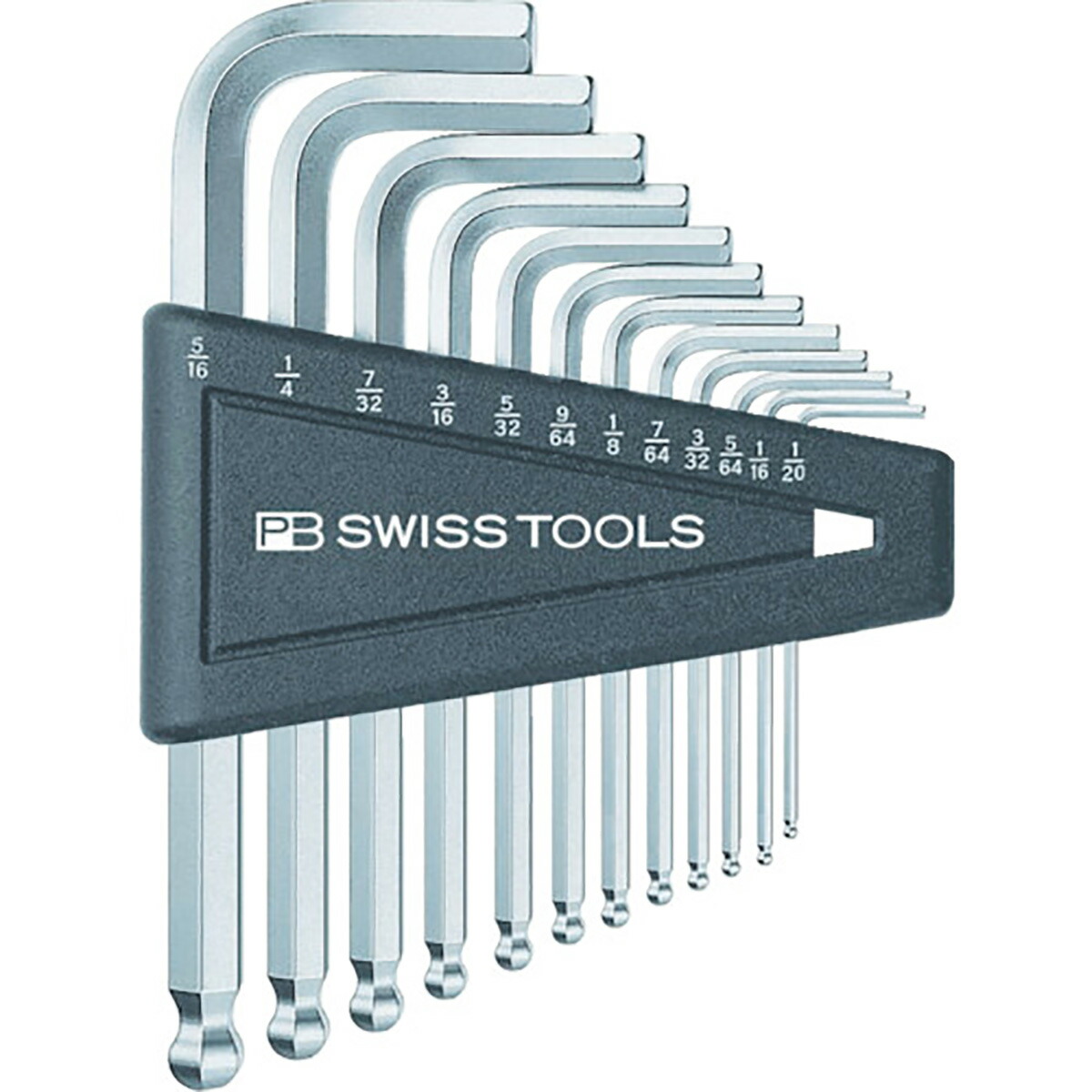 【4/14 20:00-4/17 09:59 エントリーでP5倍】PB SWISS ピービースイス ボール付六角棒レンチセット（インチ） 212ZH-12