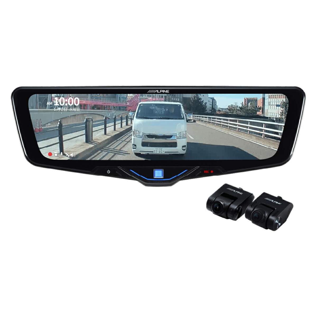 ALPINE DVR-DM1246A-IC ドライブレコーダー ドライブレコーダー搭載 12型デジタルミラー［車内用リアカメラ