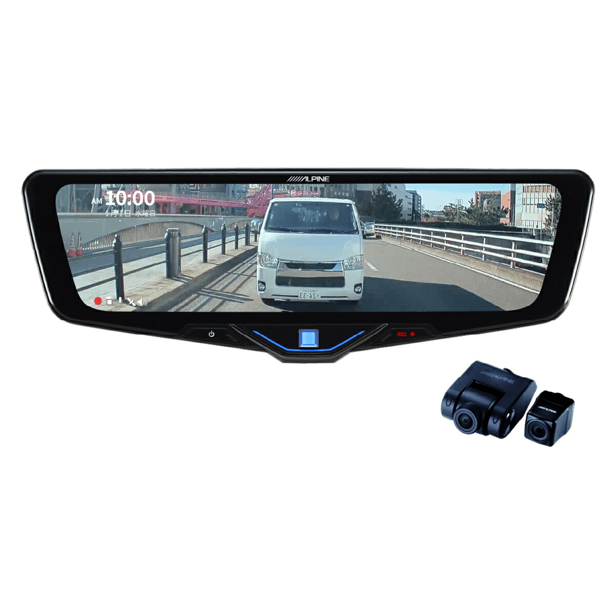 ストリーミング・メデイアミラー型ドライブレコーダー　フロント4K・リア2K 楽天市場】スマートミラー ドライブレコーダー フロント400万画素/リア