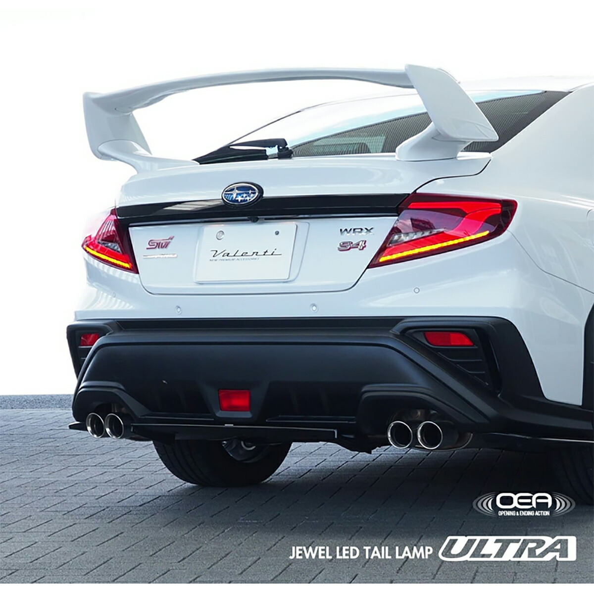Valenti ヴァレンティ JEWEL LEDテールランプ ウルトラ TSWRXU-RG-2 レッドレンズ/グロスブラック スバル WRX
