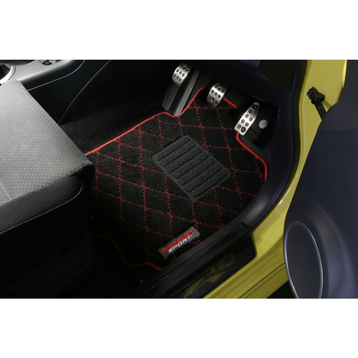 【4/4 20:00-4/10 01:59 エントリーでP5倍】monster SPORT モンスタースポーツ フロアマット TYPE-2 894501-4650M スズキ スイフトスポーツ