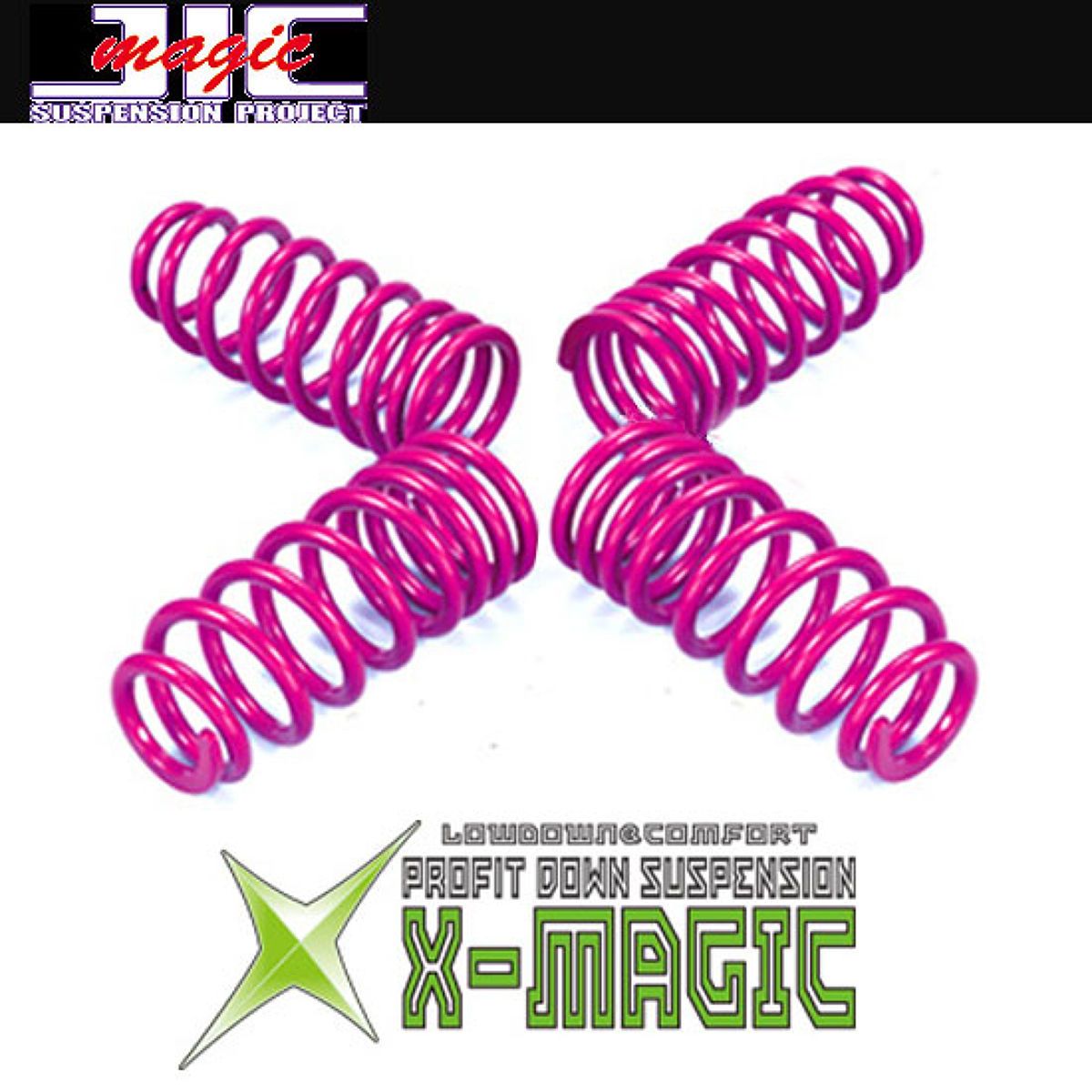【4/4 20:00-4/10 01:59 エントリーでP5倍】JIC PROFIT DOWN SUSPENSION XーMAGIC マツダ アクセラ・アクセラスポーツ/BK5P/BKEP/1台分/H100BK5