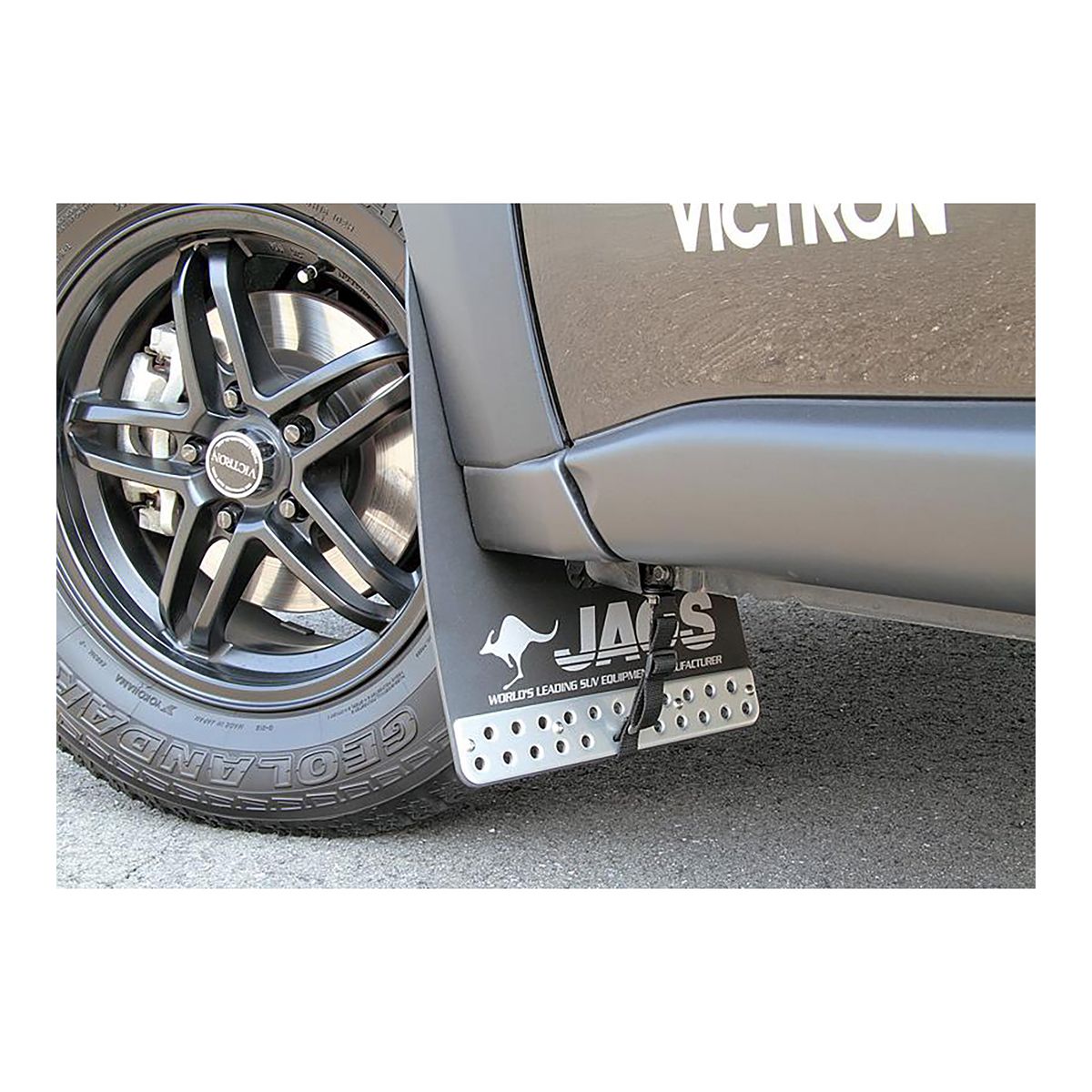 楽天市場】JAOS マッドガードIII フロントセット ブラック