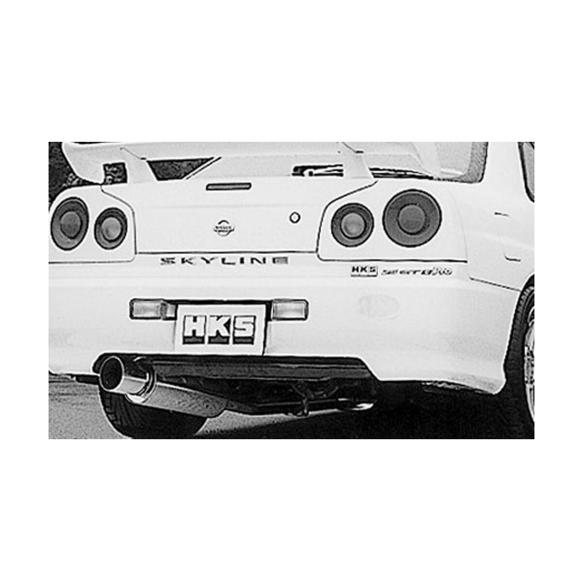 【4/4 20:00-4/10 01:59 エントリーでP5倍】HKS マフラー silent HiーPower 31019-AN012 スカイライン ER34