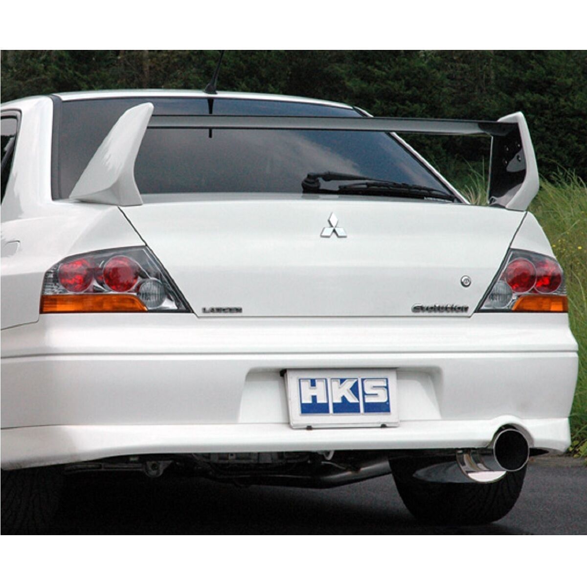 HKS Silent Hi-Power マフラー ランエボ10 autobacs_4957266915127