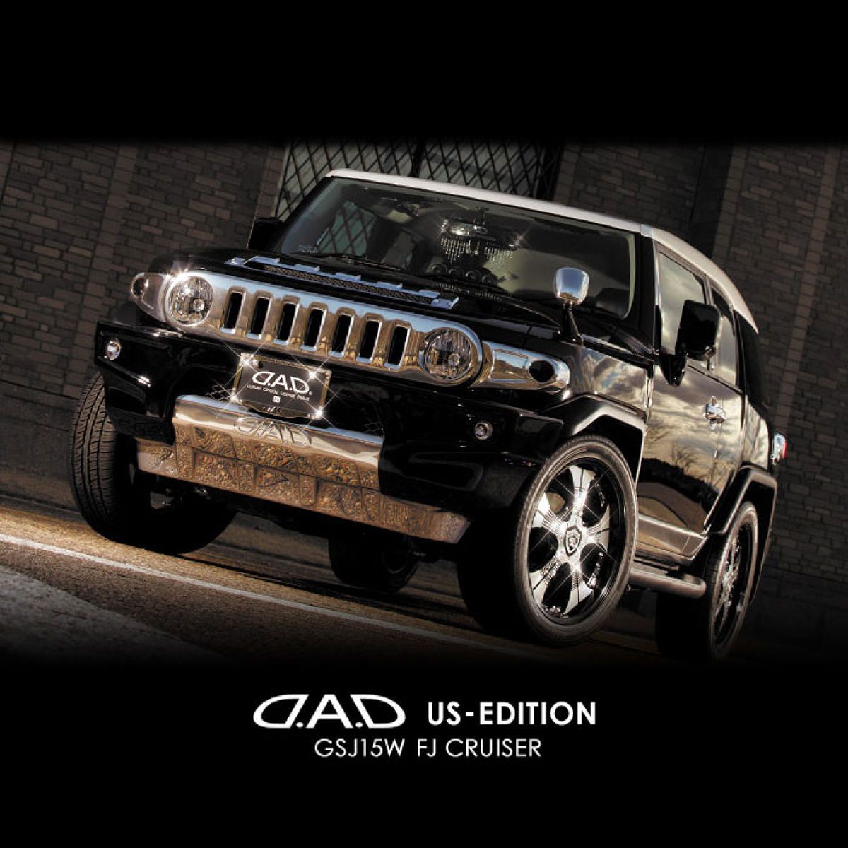 ギャルソン D.A.D D.A.D アシストミラークロームカバー/FJクルーザー GSJ15W専用