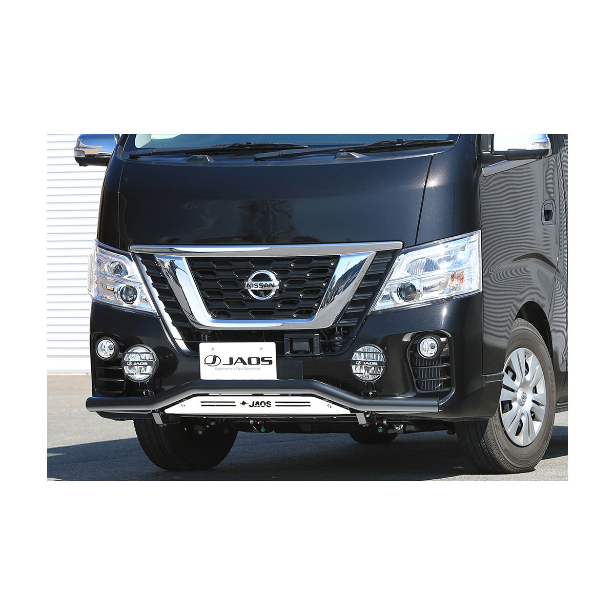 【4/14 20:00-4/17 09:59 エントリーでP5倍】JAOS フロントスキッドバー B150484C 標準 ブラック／ブラスト ニッサン キャラバン（NV350） 51,480円
