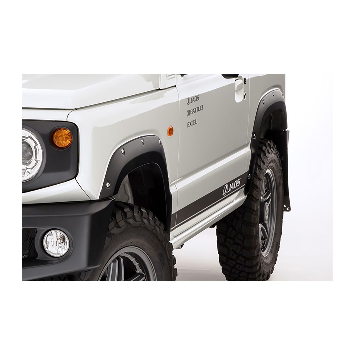 【4/4 20:00-4/10 01:59 エントリーでP5倍】JAOS フェンダーガーニッシュ typeーX B135513MB 塗装品 マットブラック スズキ ジムニー JB64系 41,470円