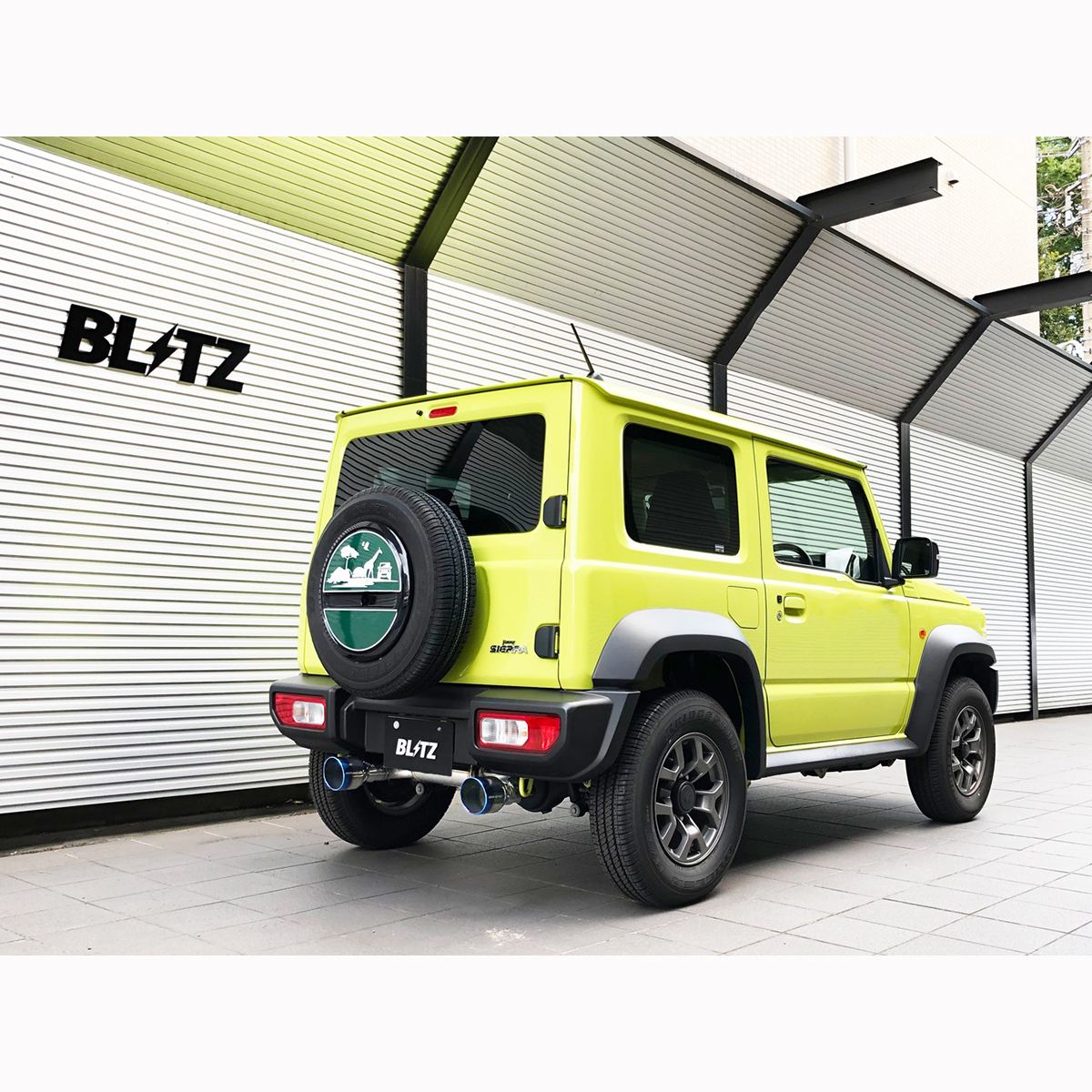 【4/4 20:00-4/10 01:59 エントリーでP5倍】BLITZ ブリッツ マフラー ニュルスペック カスタムエディション 63192V ジムニーシエラ JB74W