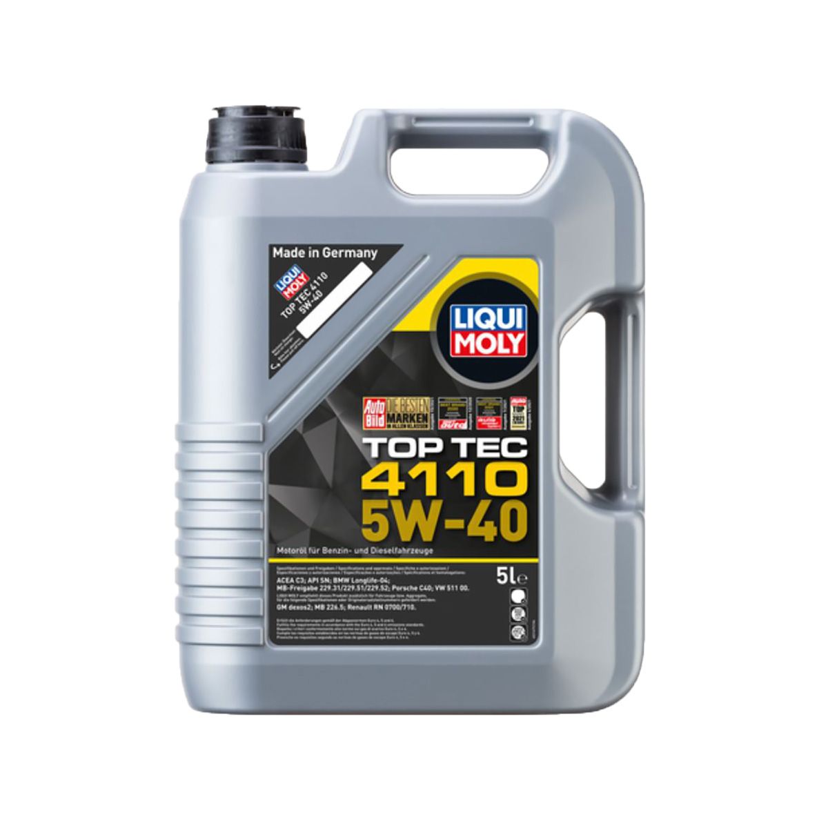 【4/4 20:00-4/10 01:59 エントリーでP5倍】LIQUIMOLY トップテック 4110 5Wー40 21479 5L