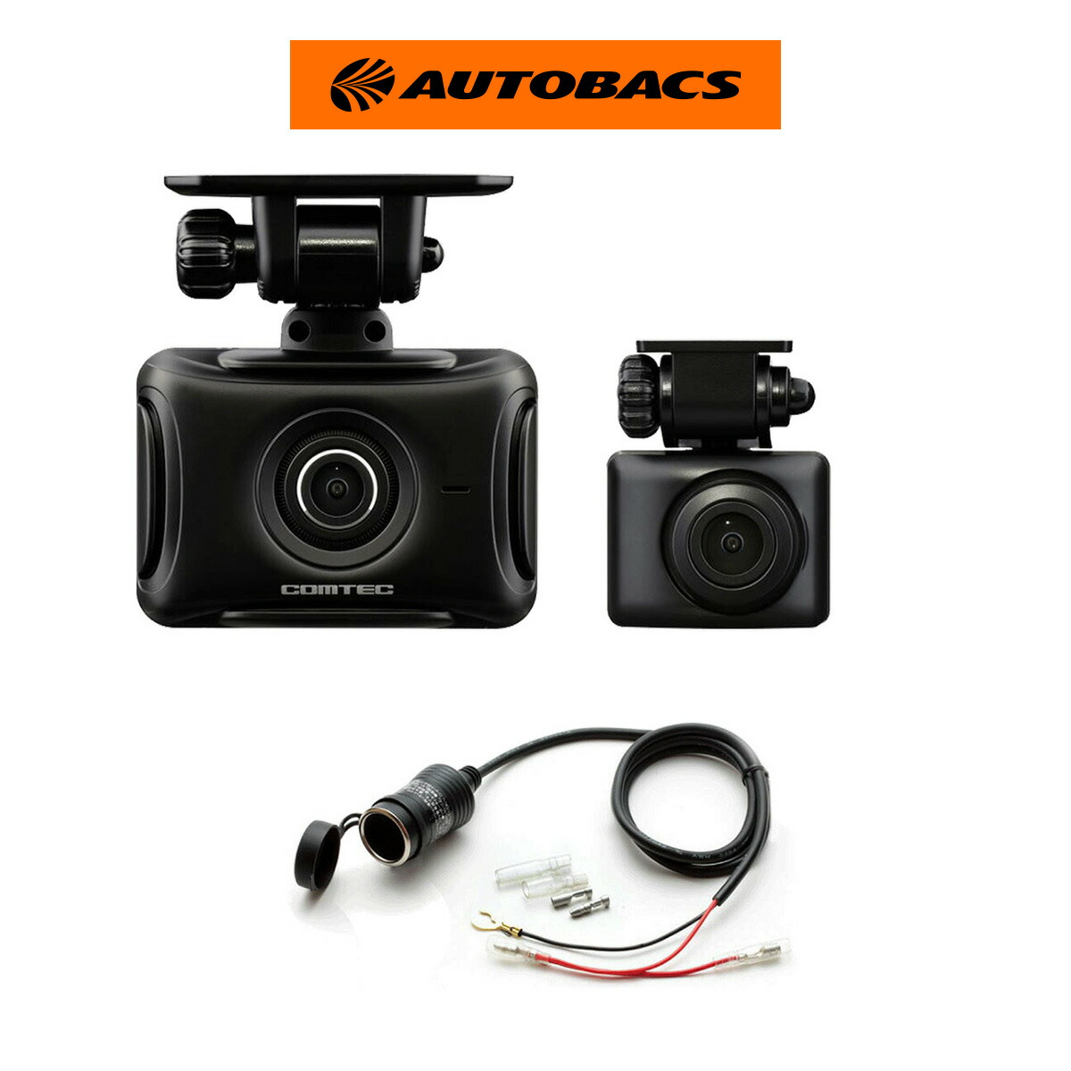 楽天市場】【お得なセット品】コムテック ZDR027 前後2カメラドライブ