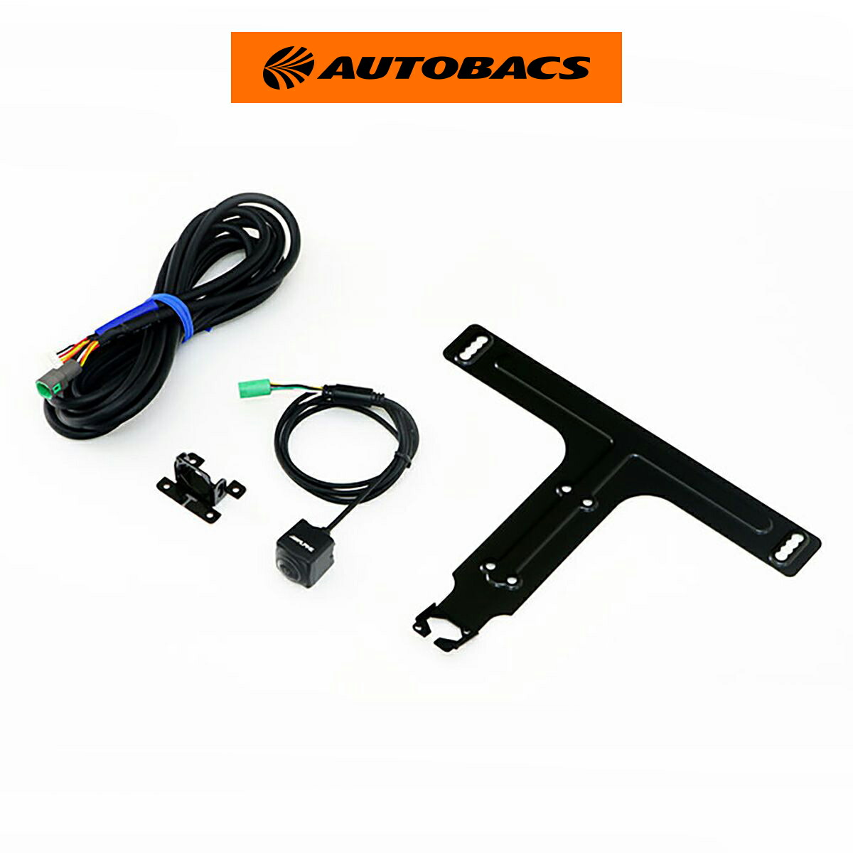 ALPINE マルチビュー・フロントカメラ HCE-C25HD-FD ナンバー下取付 ブラック
