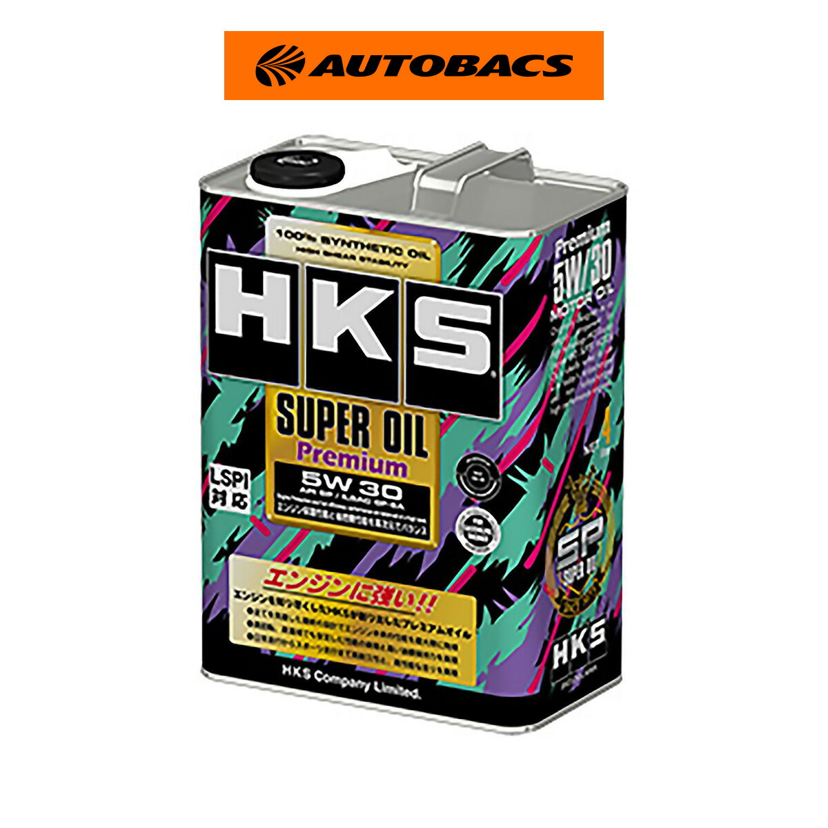 HKS SUPER OIL Premium 5W30 SP 4L AK145合成油