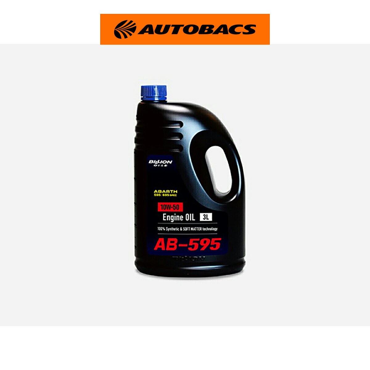 【4/4 20:00-4/10 01:59 エントリーでP5倍】BILLION OILS アバルト 595/695専用 エンジンオイル 10W-50 3L