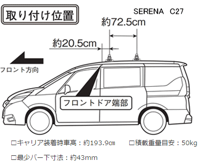 激安の Terzo テルッツオ 日産 C27 セレナ用 エアロルーフキャリア取付4点セット 1台分 フットef100a バーeb108a バーeb108a ホルダーeh395 セット 送料込 Ihmc2021 Com