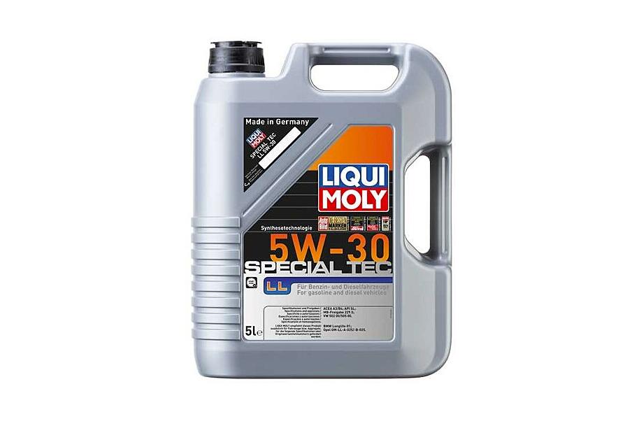 リキモリ オイル 5w-30 5l LIQUIMOLY スペシャルテックLL 5L 5w30 エンジンオイル ロングライフ ガソリン ディーゼル 兼用 ハイエース KDH201V KDH201K KDH211K KDH221K ベンツ フォルクスワーゲン アウディー オイル交換 清浄作用 TOP TEC LL｜車用品専門店オートエッジ