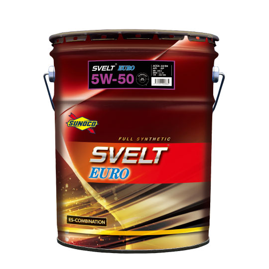 全国総量無料で エンジンオイル SUNOCO OIL NEW Svelt Euro SP 5W50