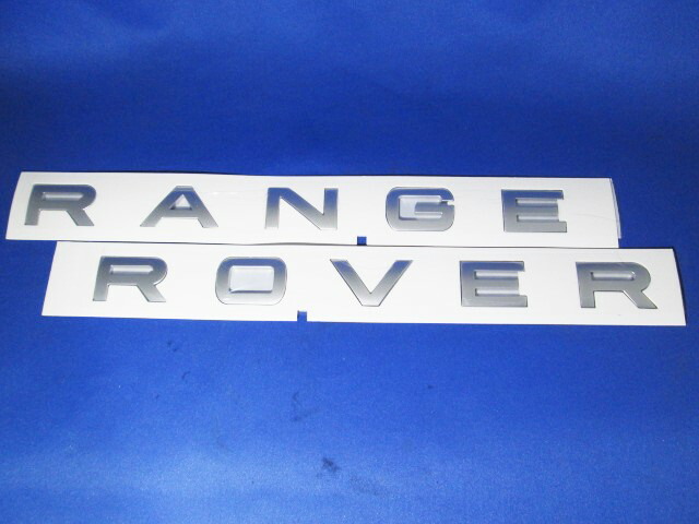 RANGE ROVER リアデカール【UK純正品】 　チタンシルバー [適合例]前期レンジローバースポーツ RRS