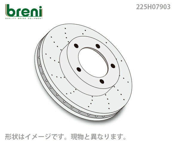 ■都度取寄せ商品 ディスクローター左右向きセット breni ブレーニ SCDシリーズ フロント用 ドリルドローター BMW M5 M6