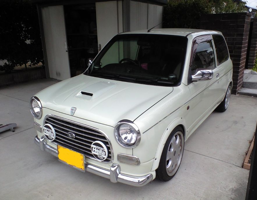 楽天市場 ダイハツ ミラジーノ 取り付け例あり 汎用ダミーボンネットスクープルーフダクトミドルサイズ Auto Garage 楽天市場支店
