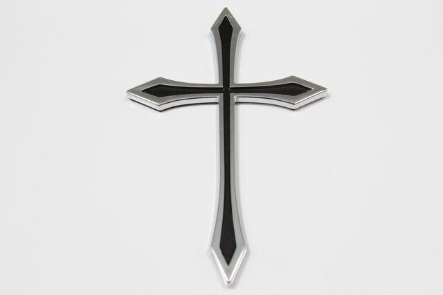 楽天市場 イメージチェンジに十字架 クロスエンブレム フロントリア Auto Garage 楽天市場支店