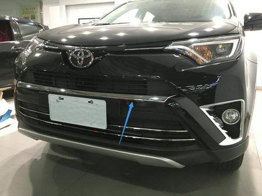車用メッキパーツ フロントグリルトリム トヨタ RAV4 2016 ABS クロム 1ピース セット オート 外装アクセサリー AL-AA-0464 AL Car plating parts｜オートパーツエージェンシー