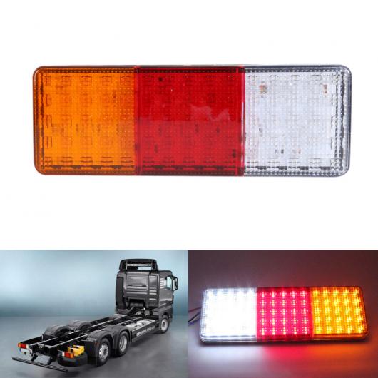 車用メッキパーツ 2ピース12ボルト70 LED トレーラー トラック テールライトランプ防水ヨット車 テールライト リバース ランニングブレーキターンライト AL-AA-0911 AL Car plating parts|オートパーツエージェンシー