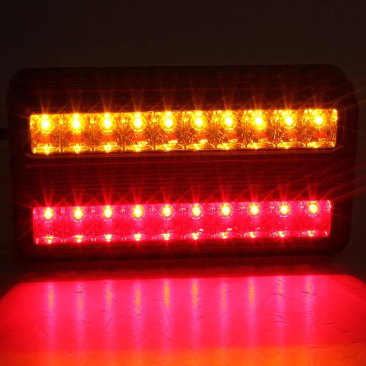 車用メッキパーツ 2 × 12ボルト20 LED トレーラー ライト カー トラック リアテールランプブレーキストップインジケータランプ防水 AL-AA-0912 AL Car plating parts