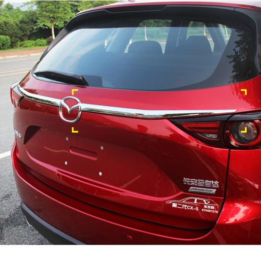 車用メッキパーツ マツダ CX-5 2017 2018外装 デコレーション カーアクセサリー ABS クロームリアトランクリッド カバー テールゲートストリップ2ピース AL-AA-1560 AL Car plating parts|オートパーツエージェンシー