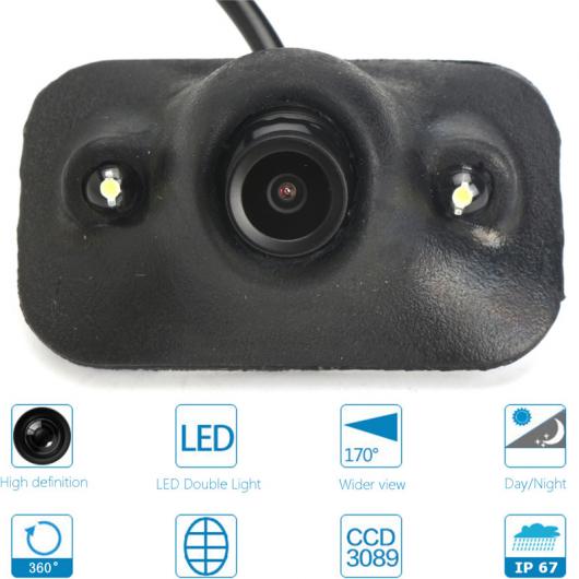 カー用品カメラ CCD カー フロントリアビューサイドビューブラインドスポットミラーカメラ防水ナイトビジョンHD 170度防水 AL-AA-1675 AL Car supplies camera