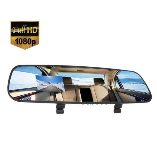 カー用品カメラ 1ピース カー HD 1080P 超スリムHD 2.7″LCDビデオ レコーダー Gセンサー 車載カメラ バックミラー ミラーカメラDVR AL-AA-1712 AL Car supplies camera|オートパーツエージェンシー