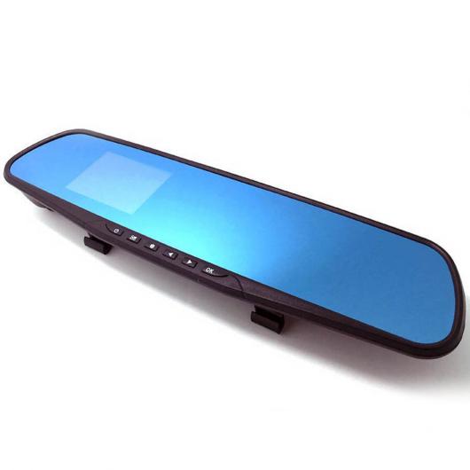 カー用品カメラ ブルーミラー 1080P HDワイドHDドライブ レコーダー 4.0インチ デュアルカメラ カー DVRカメラバックミラー 車載カメラ AL-AA-1720 AL Car supplies camera｜オートパーツエージェンシー