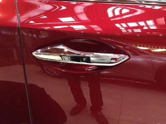 車用メッキパーツ カー ABS クローム サイド ドア ハンドル キャッチ カバー プロテクター4ピース レクサス NX NX200 NX200T NX300h 2015 2016 2017 AL-AA-2797 AL Car plating parts