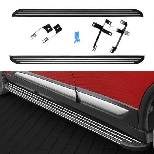 車用メッキパーツ ナーフ バー サイドステップ 三菱 アウトランダー 2013～2018 ランニングボード 2ピース ブラック AL-AA-6013 AL Car plating parts