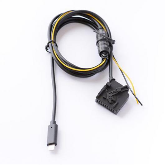 車用ケーブル オーディオ AUX イン ジャック AUX ケーブル 充電 アダプタ BENZ COMMAND 2.0 iPhone 7 8 X 1pcs AL-AA-6704 AL Car cable