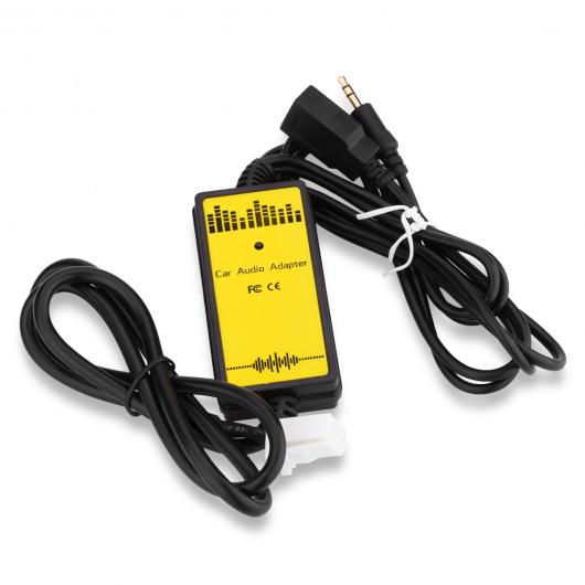 車用ケーブル 2×6P USB AUX アダプタ MP3 オーディオ インターフェース接続 オート WMA デコーダ CD チェンジャー トヨタ RAV4 アベンシス レクサス AL-AA-6901 AL Car cable