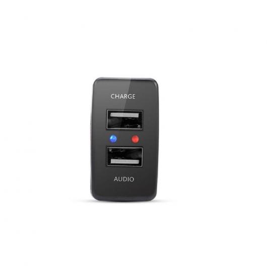 車用ケーブル 2.1+2.1A クイック USB ソケット充電器 スマートフォン 充電器 オーディオ アダプタ トヨタ DC12V AL-AA-7004 AL Car cable
