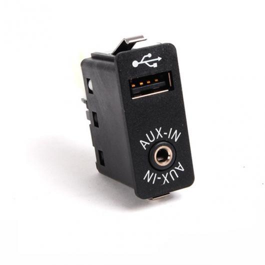 車用ケーブル USB AUX ポート AUX IN USB オーディオ アダプタ 3PIN リア コネクタ BMW E39 E46 E53 X5 16:9 ナビ Only Switch AL-AA-7031 AL Car cable