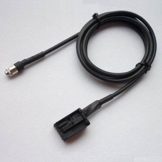車用ケーブル AUX 入力 ケーブル iPod BMW E85 E86 E83 Z4 X3 オーディオ トランスミッションコンバージョン ライン iPhone ブラック AL-AA-7283 AL Car cable