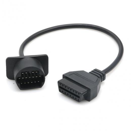 車用ケーブル ケーブル OBD2 OBD2 ケーブル 診断 17 ピン 16 ピン マツダ ブラック AL-AA-7801 AL Car cable