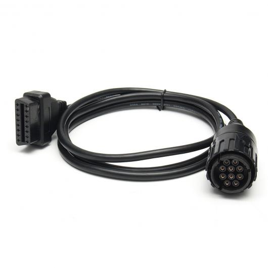 車用ケーブル ユニバーサル OBD2 BMW 10ピン ケーブル オートバイ診断 AL-AA-7661 AL Car cable
