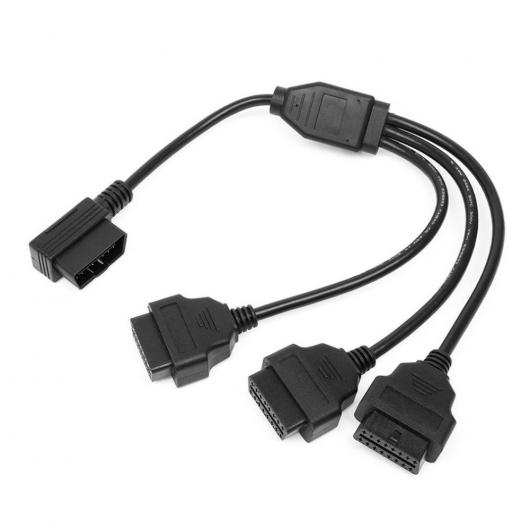 車用ケーブル 0.5 メートル OBD2 延長ケーブル L字インタフェース 3延長コード OBD 接続ライン コンバータ AL-AA-7684 AL Car cable