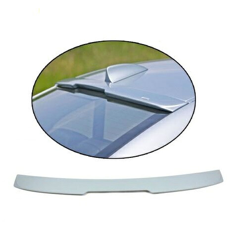 未塗装 ABS トランク ウィンドウ バイザー ウィング リップ BMW E60 セダン AL-AA-8133 AL Roof visor spoiler