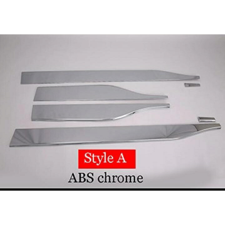 ABS RAV4 2019 サイドドア ストリップトリム カバー モールディング Style A AL-AA-9451 AL Car plating parts|オートパーツエージェンシー