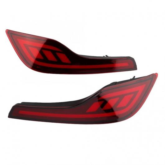2個 リア バンパー テールライト DRL LED ブレーキリフレクター フォグ ランプ ホンダ CRV 2017-2018 AL-AA-9538 AL Car light